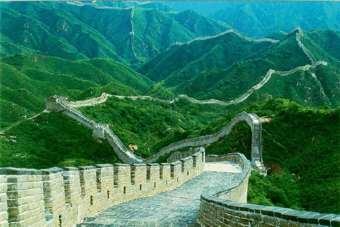 about the great wall of china in english